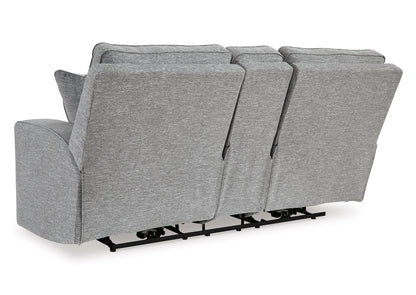 Sofá reclinable 2 cuerpos Biscoe con consola