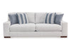 Sofá 3 cuerpos Nuvella snow lavable