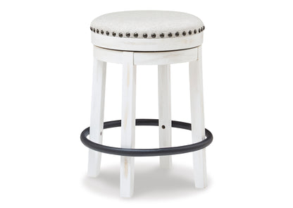 Taburete bar giratorio Valebeck white