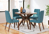 Juego comedor Lyncott azul (5 piezas)
