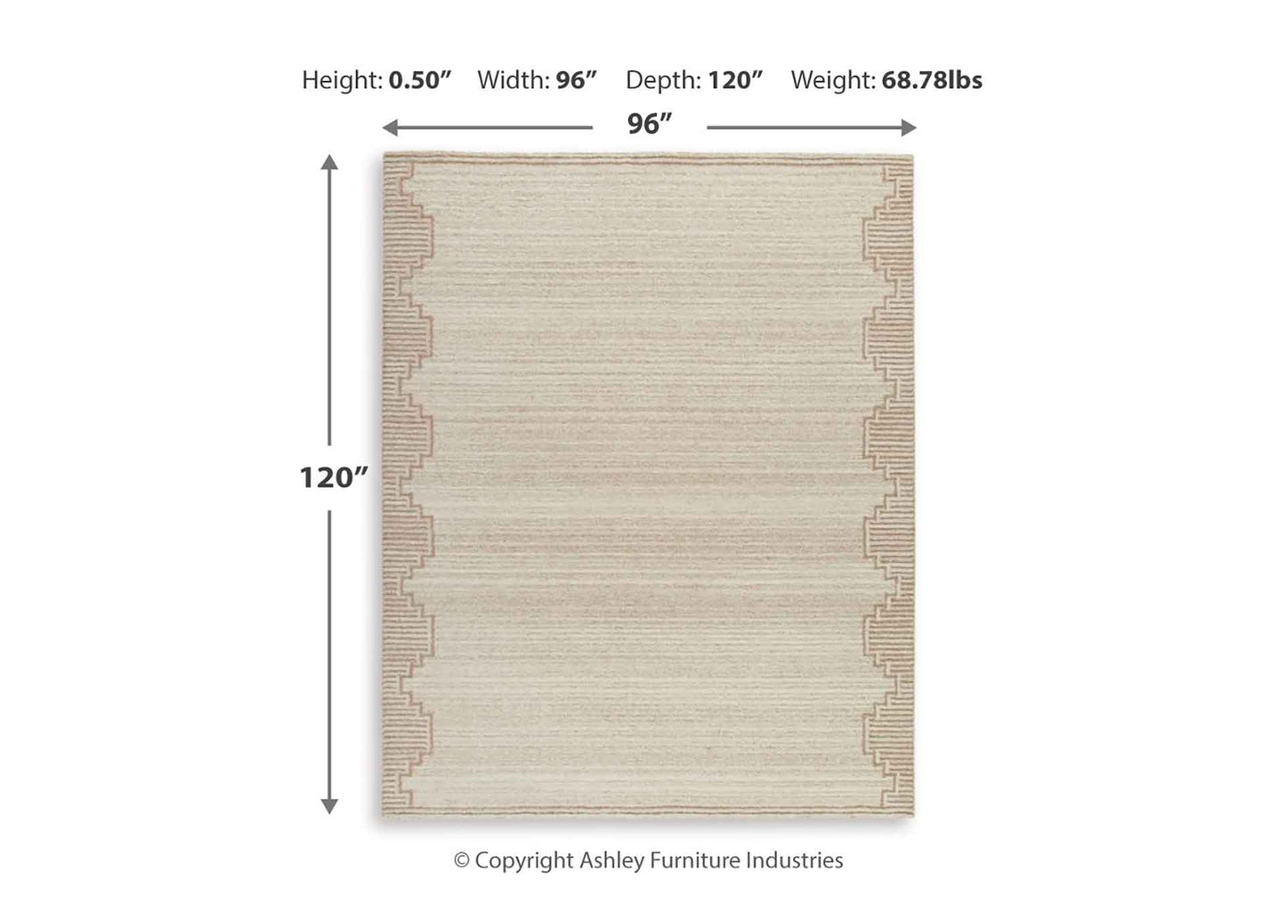 Alfombra Emorymore 240x310 cm